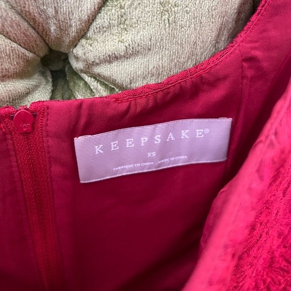 KEEPSAKE The Label Red Jacquard Bustier ~ XS - Picture 7 of 7